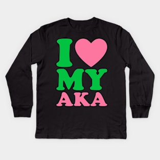 AKA Pretty Wear Kids Long Sleeve T-Shirt